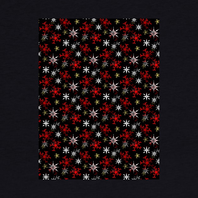 FALLING Snowflakes Pattern by SartorisArt1